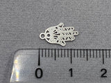 Anhänger Metall "Bohemian Hamsa Hand", Farbe silber