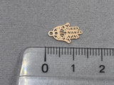 Anhänger Metall "Bohemian Hamsa Hand", Farbe roségold