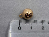 Anhänger Metall Glöckchen 6 mm, Farbe roségold