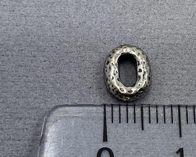 Maxi-Quetschperle 8 mm, Farbe altsilber - bead&more