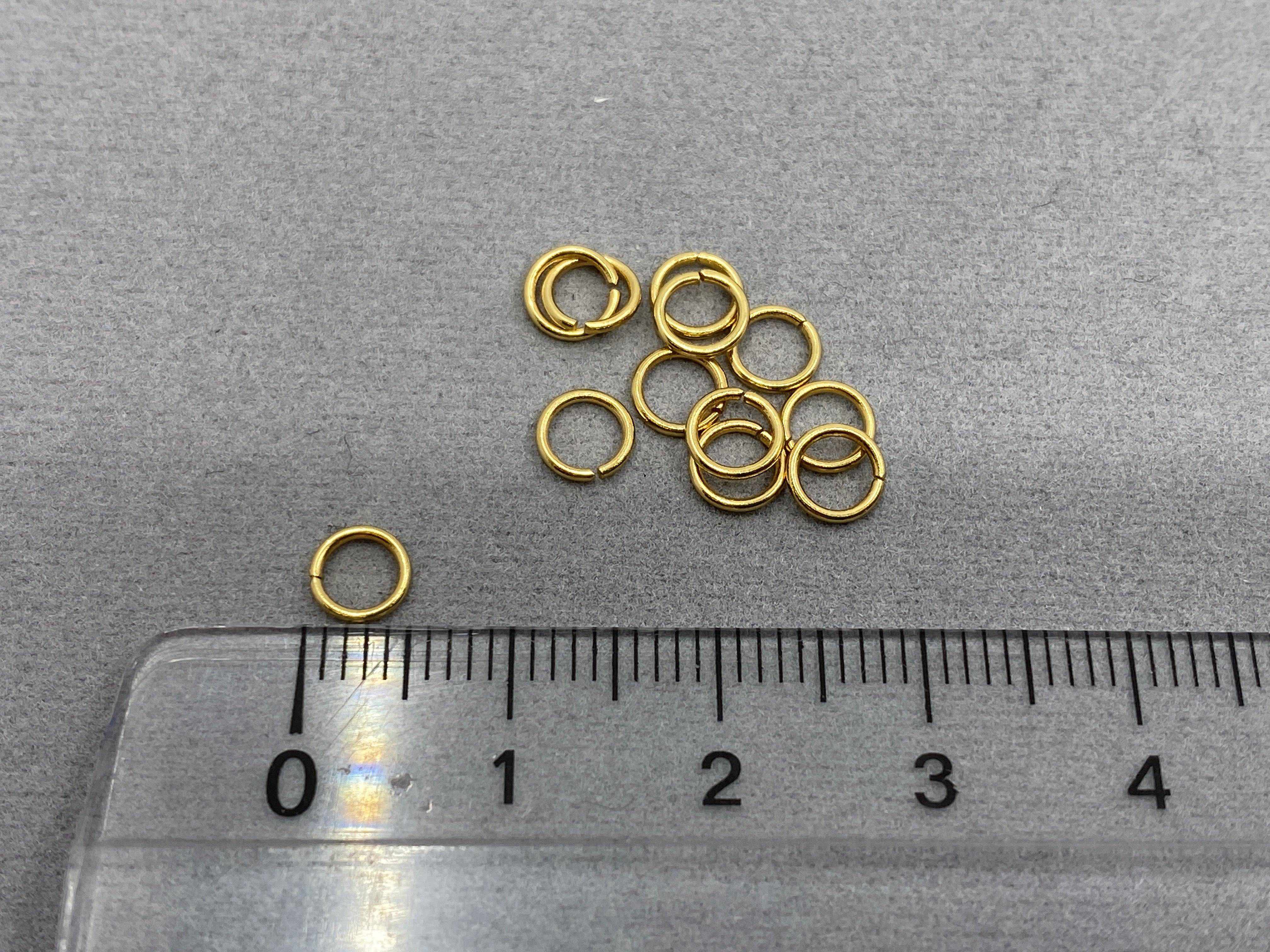  Jumprings aus Metall gold - 20 Stück - bead&more