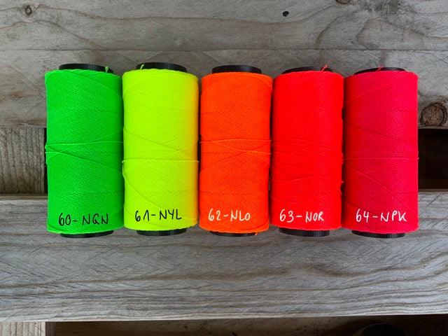 Makramee-Garn 1 mm aus gewachstem Polyester, Farben 60 - 64 - bead&more