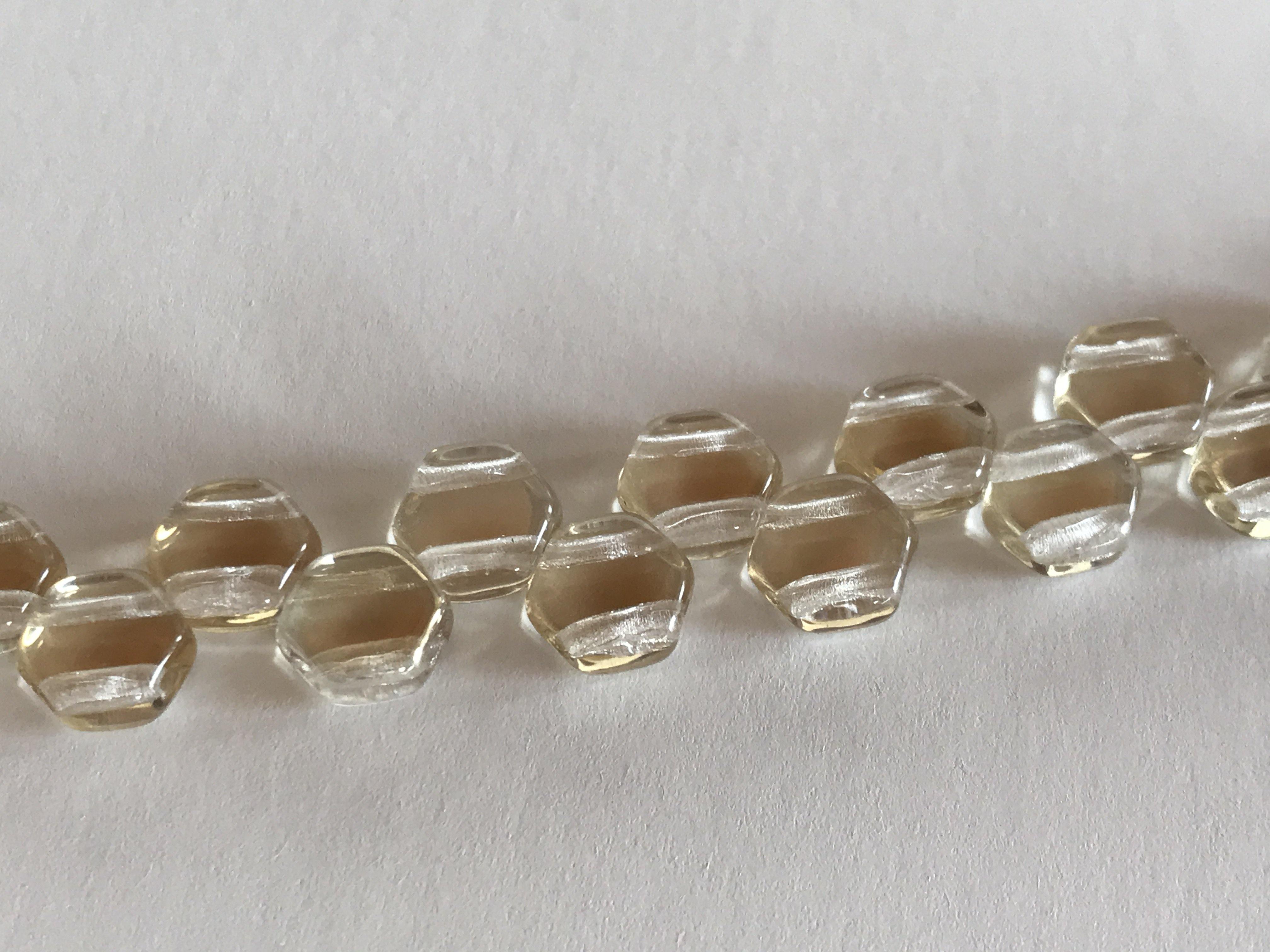 HONEYCOMB 6MM, Farbe 29 CRYSTAL CLARIT - bead&more