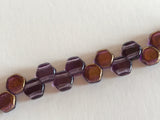 HONEYCOMB 6MM, Farbe 48 TANZANIT BRONZE LSTR
