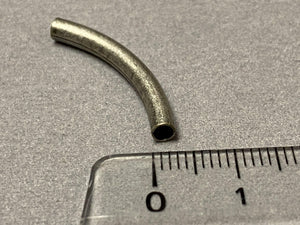 Metall Tube gebogen 26 mm - Farbe antiksilber - bead&more