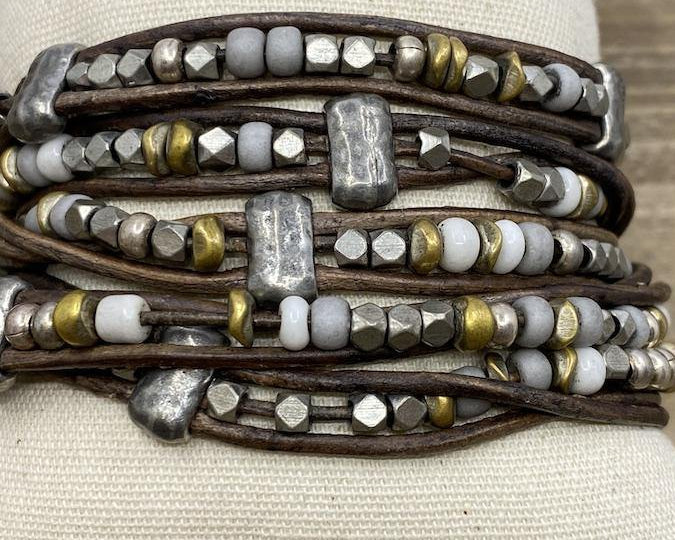 Maxi-Quetschperle 10 mm, Farbe altsilber - bead&more