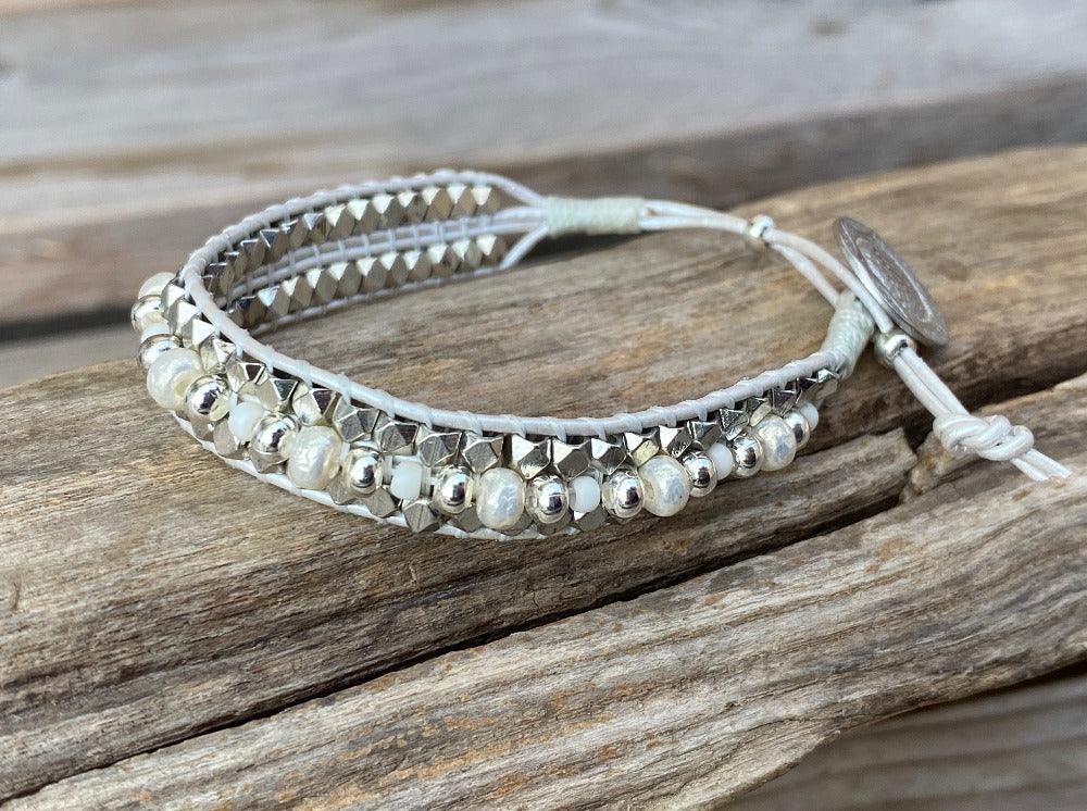Perlen-Set Silver, Ivory & Pearl - bead&more