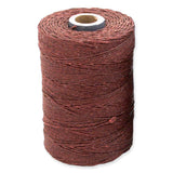 gewachstes Leinengarn / Irish Waxed Linen Farbe 15 maroon 0.5 mm
