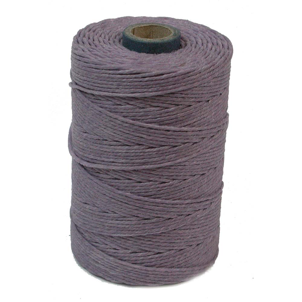 filato di lino cerato / Irish Waxed Linen colore 21 lavanda 0,7 mm