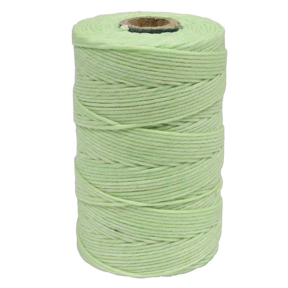 filato di lino cerato / Irish Waxed Linen colore 30 verde menta 0,7 mm