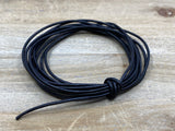 Lederkordel rund 1 mm - 30 cm