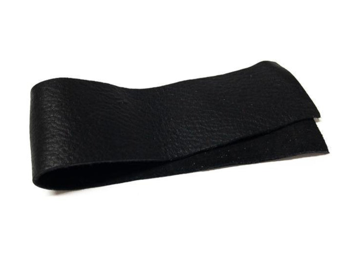 Lederstreifen 3 cm -  Farbe 11 black - bead&more