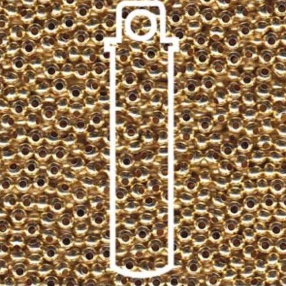 Metallperlen 11/0 - Heavy Metal Seed Beads - gilding metal - bead&more