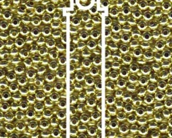 0 - Heavy Metal Seed Beads - yellow brass - bead&more