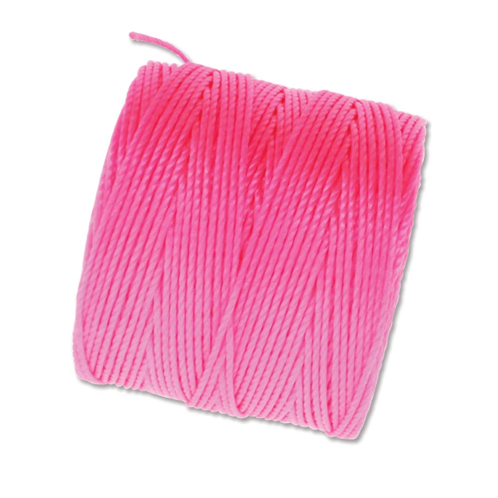 Fil de nylon Super-Lon standard TEX 210, couleur 671 rose fluo