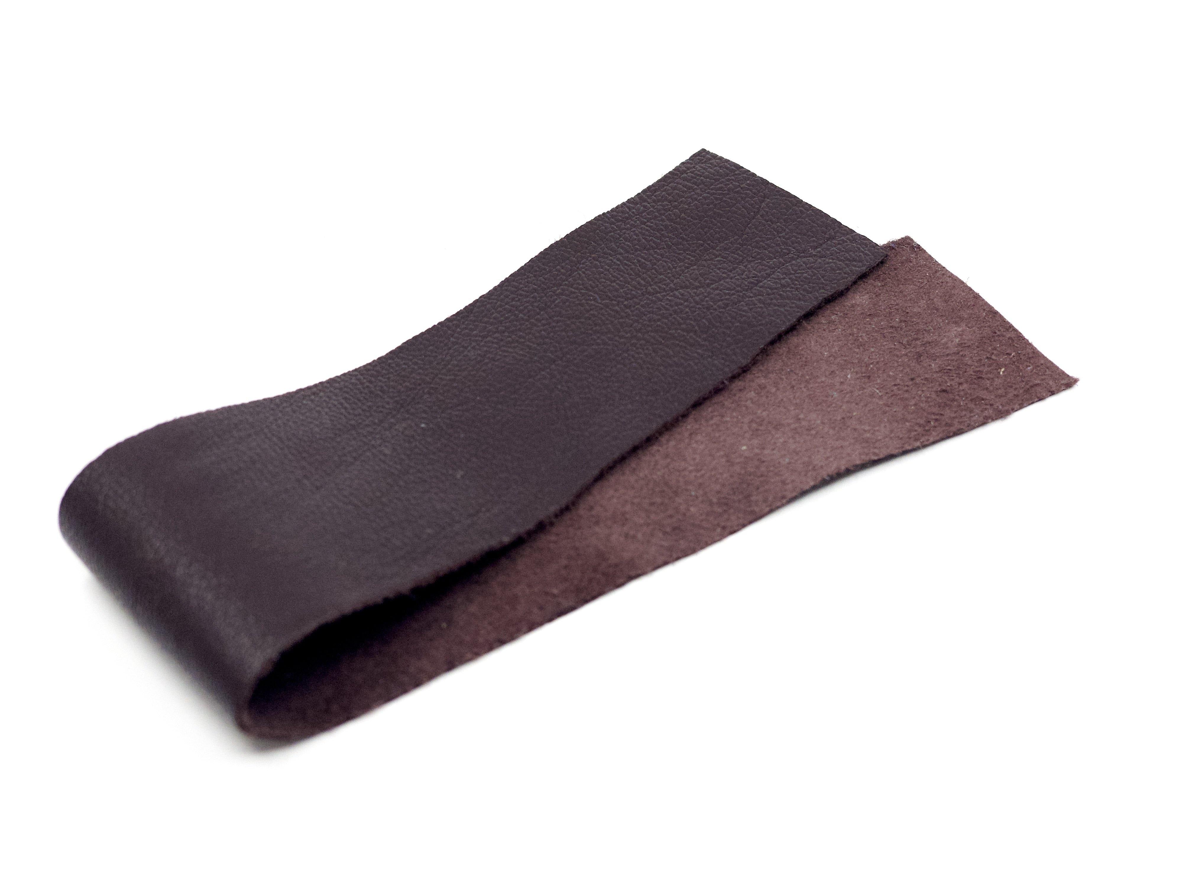 Lederstreifen 3 cm -  Farbe 201  dark wine - bead&more