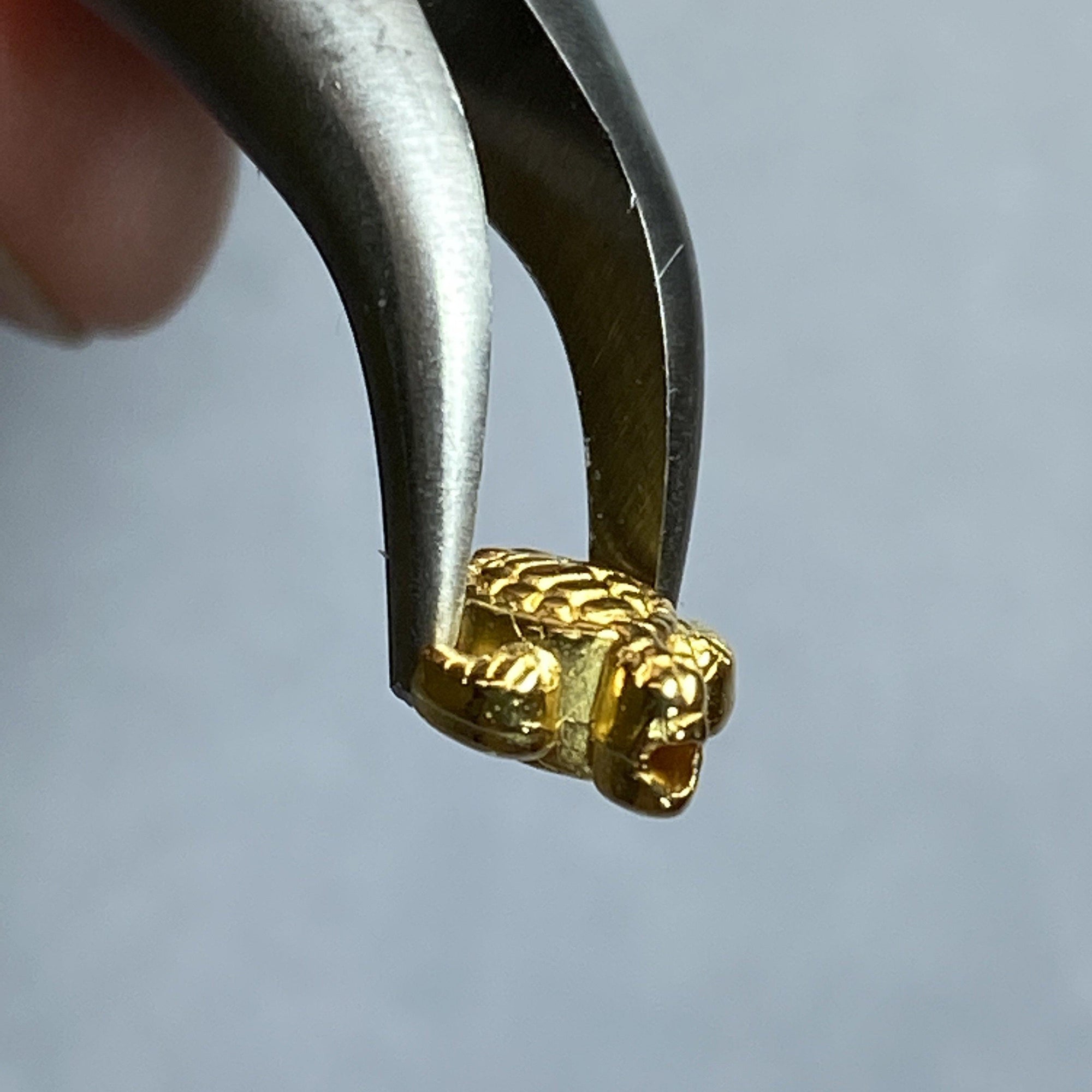 Metallperle "Schildkröte", gold - bead&more