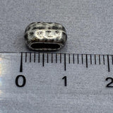 Maxi-Quetschperle 10 mm, Farbe altsilber