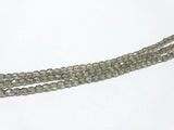 Glasschliffperlen feuerpoliert 4mm, Farbe A08 Black Diamond light luster