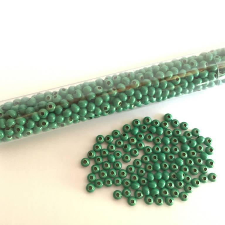 Metallperlen 8/0 - Heavy Metal Seed Beads - green - bead&more
