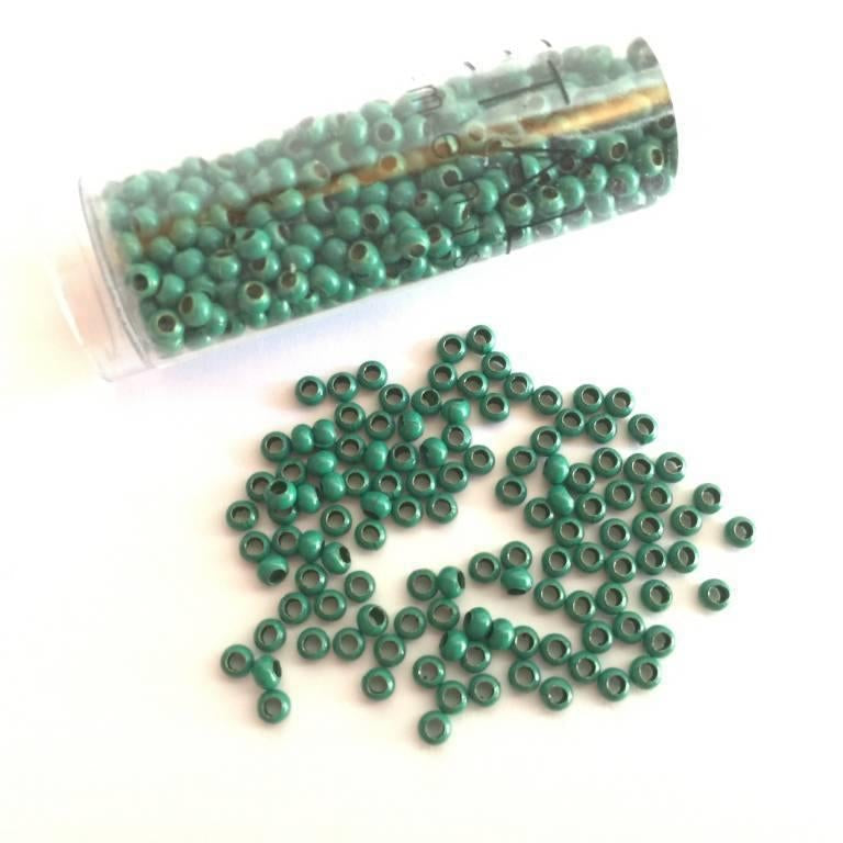 Metallperlen 11/0 - Heavy Metal Seed Beads - green - bead&more