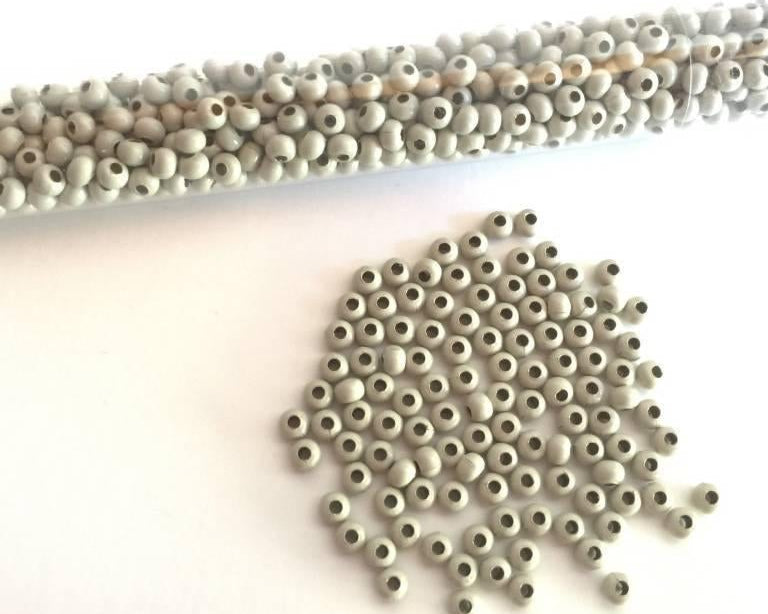 0 - Heavy Metal Seed Beads - beige - bead&more