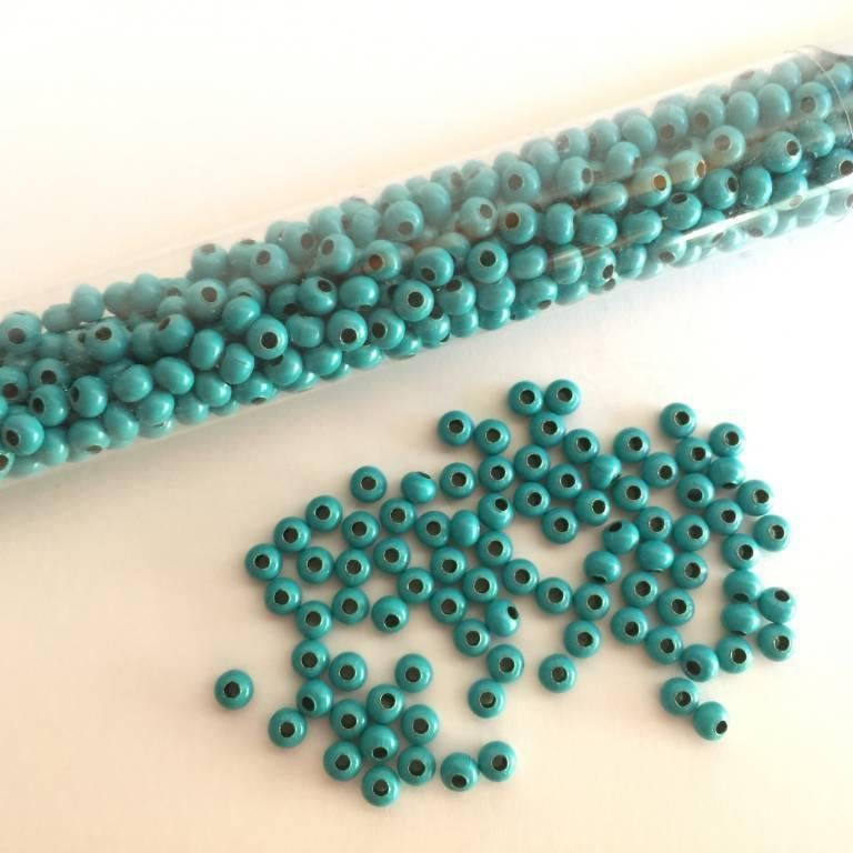Metallperlen 8/0 - Heavy Metal Seed Beads - turquoise - bead&more