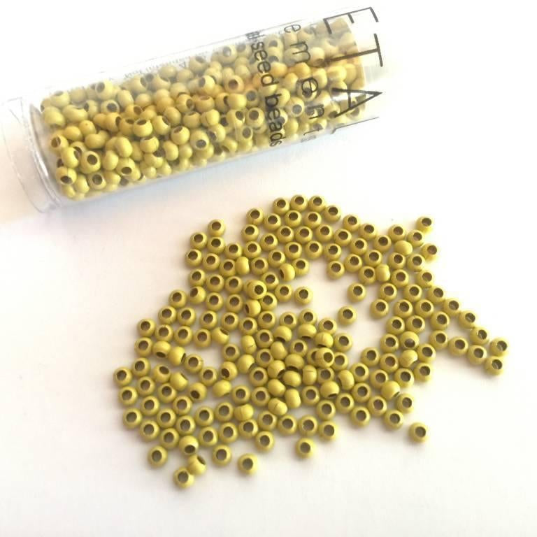 Metallperlen 11/0 - Heavy Metal Seed Beads - yellow - bead&more