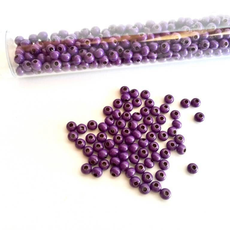 Metallperlen 8/0 - Heavy Metal Seed Beads - purple - bead&more
