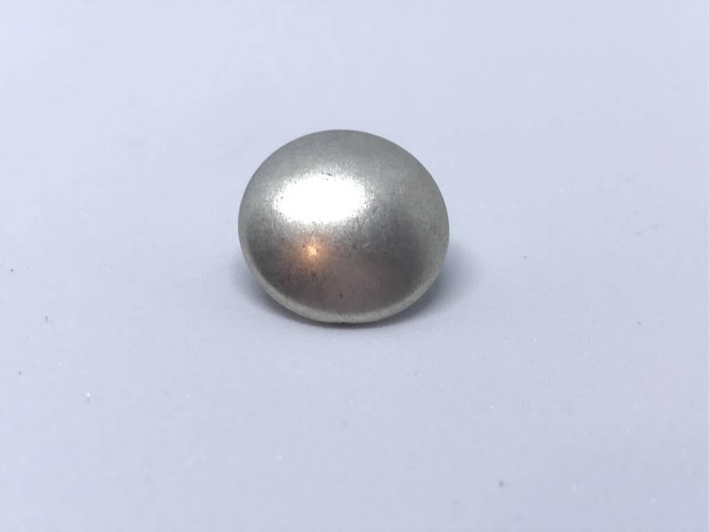 Metallknopf "simple", altsilberfarben - bead&more