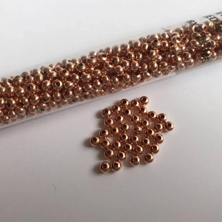 Metallperlen 8/0 - Heavy Metal Seed Beads - copper - bead&more