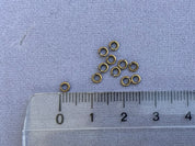 Anneaux de pliage / anneaux de saut Ø 3 mm en métal laiton antique - 20 pièces