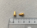 Anhänger Metall "Tropfen", Farbe gold