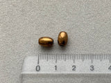 Metallperle "Oval", messing