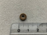 Metallperle "Deco-Disc", messing