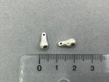 Anhänger Metall "Tropfen", Farbe silber