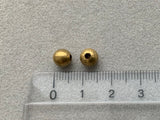 Metallperle "Rund", messing