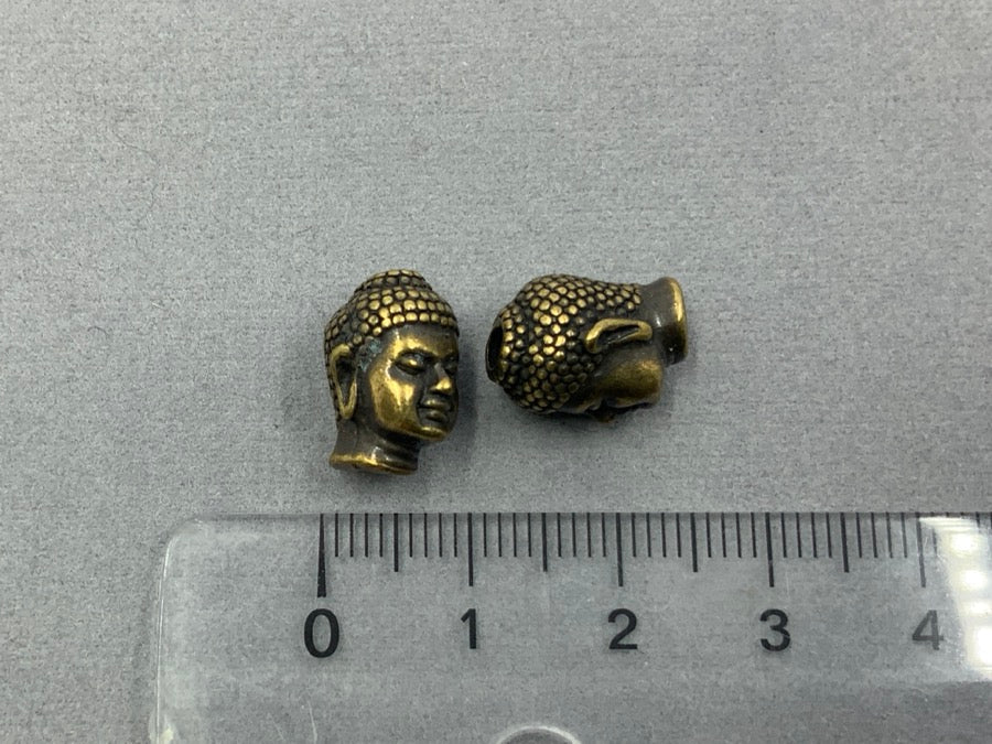 Perla di metallo "Buddha", ottone