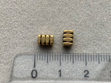 Metallperle "Tube Quadruple", messing