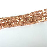 Metallwürfel - Cornerless Cubes 2,5 mm, copper plated brass