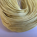 Cordoncini di cotone cerato 1 mm, colore 12 vaniglia