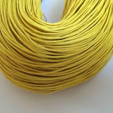 Cordoncini in cotone cerato 1 mm, colore 13 giallo
