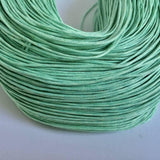 Baumwollkordeln gewachst 1 mm, Farbe 23 mint