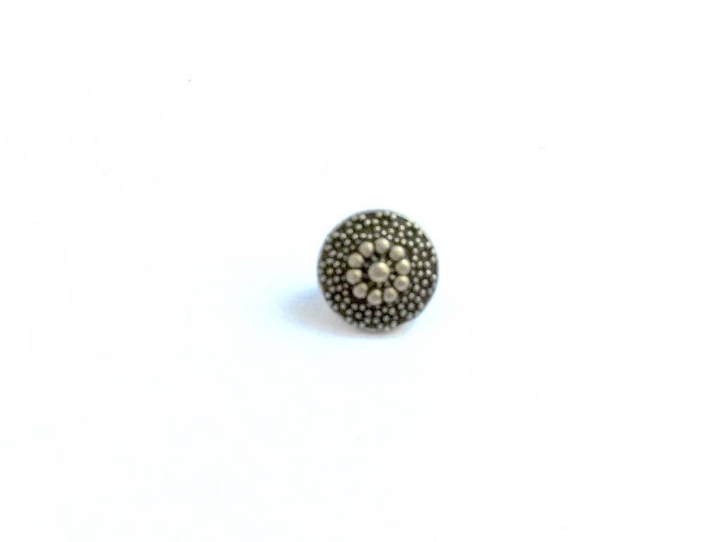 Metallknopf "Blowball", altmessingfarben - bead&more