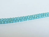 Glasschliffperlen feuerpoliert 4mm, Farbe B42 Aqua Light
