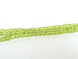 Glasschliffperlen feuerpoliert 4mm, Farbe B61 Olivine