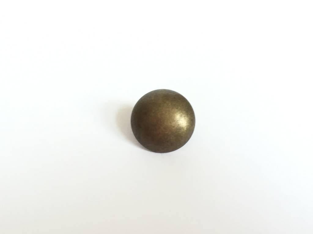 Metallknopf "simple", altmessingfarben - bead&more