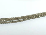 Glasschliffperlen feuerpoliert 4mm, Farbe A06 Black Diamond