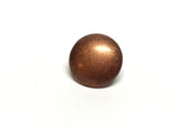 Metallknopf "simple", altkupferfarben