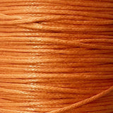 Baumwollkordeln gewachst 1 mm, Farbe 39 tangerine